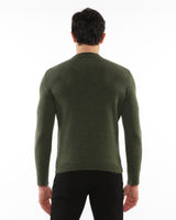 MOSS CREW NECK WOOL SWEATER PM-16406
