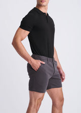 COAL 6" INSEAM TEXTURED STRETCH KNIT CHINO SHORTS PM-2542