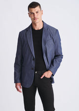 INDIGO STRETCH CRINKLE BLAZER PM-3060-01