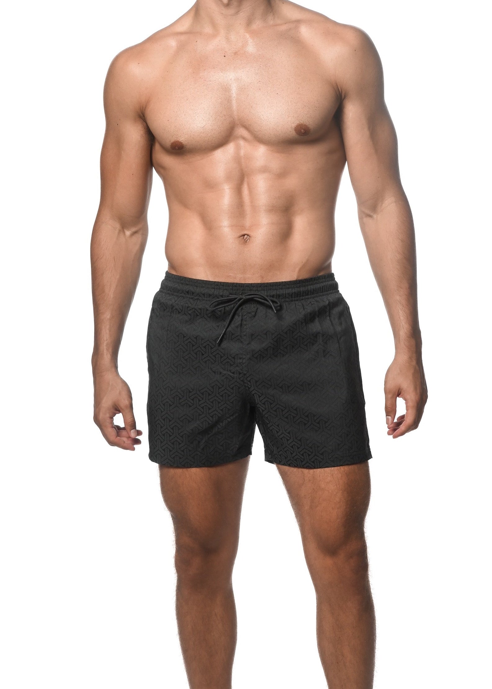 ONYX TRIAD 4.5" INSEAM JACQUARD SWIM SHORT W/ MESH LINER PM-6016-05