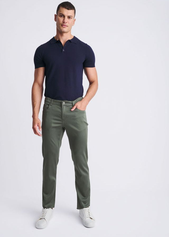 INFANTRY LIGHTWEIGHT TEXTURED STRETCH WOVEN 5-POCKET JEANS PM-3052