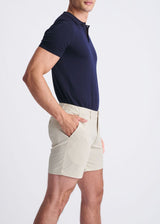 BONE 6" INSEAM CRINKLE STRETCH CHINO SHORTS PM-2544