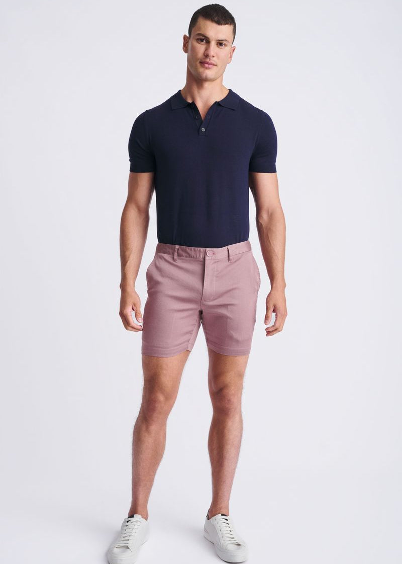 PUNCH 6" INSEAM TEXTURED STRETCH CHINO SHORTS PM-2543
